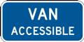 Van Accessible Sign